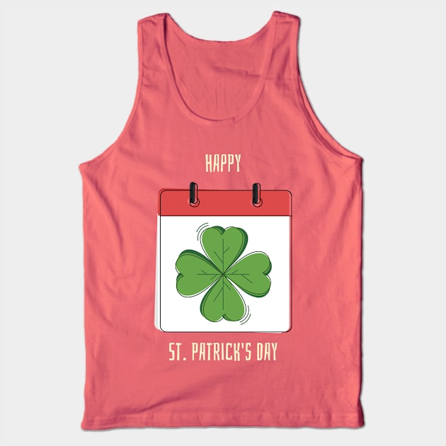 Happy St. Patrick's Day Tank Top by The Shirt Shack